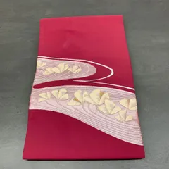 ピンク地の名古屋帯