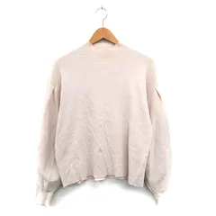 オペークドットクリップ OPAQUE.CLIP ニット セーター 長袖 ハイネック シンプル 38 ベージュ /KT7