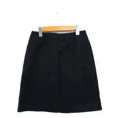 イエナ IENA 台形 スカート ミニ コットン シンプル 36 ネイビー 紺 /KT1