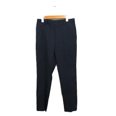 イエナ IENA スラックス パンツ センタープレス コットン シンプル 36 ネイビー 紺 /KT6