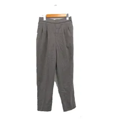 グローバルワーク GLOBAL WORK テーパードパンツ ギャザー シンプル L ブラウン 茶 /KT11