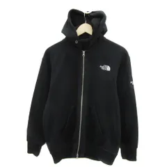 ザノースフェイス THE NORTH FACE スクエアロゴフルジップ ジャケット パーカー M 黒 ブラック ミドル丈 NT62038 /YS29 ■GY61