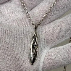 エムズコレクション シルバー925 ネックレス ダブルリング シャープリングのサムネイル
