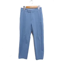 カリテ qualite テーパードパンツ 無地 コットンブレンド 36 ライトブルー /FT14