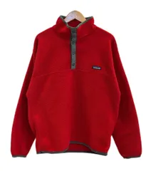 パタゴニア PATAGONIA 00s 00's シンチラスナップT フリースプルオーバー 赤 スウェット レッド Mサイズ 101MT-5831