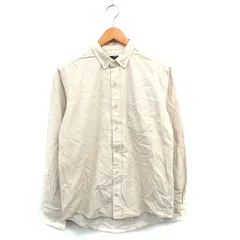 アーバンリサーチ URBAN RESEARCH アイテムズ ITEMS ボタンダウン シャツ 長袖 胸ポケット コットン シンプル M アイボリー 白 /KT14