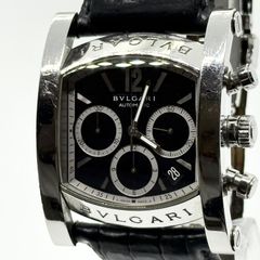 BVLGARI ブルガリ アショーマ AA48S SS/革ベルトL0183 - メルカリ