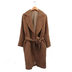 アングリッド UNGRID チェスターコート ロング リボン シンプル S ブラウン 茶 /KT25