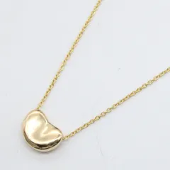 ティファニー TIFFANY＆CO ネックレス ビーン ネックレス 首回り41㎝ K18（イエローゴールド） ビーン ネックレス レディース Used A