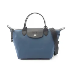 ロンシャン Longchamp トートバッグ ル プリアージュ エナジー S トップハンドル L1512HSR806 インクブルー キャンバス レザー ル プリアージュ エナジー S トップハンドルバッグ