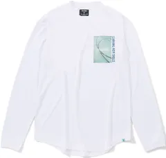 スポルディング SPALDING バスケット ロングスリーブTシャツ フロム ダウンタウン Tシャツ 長袖 バスケットボール バスケ トレーニング ウエア 練習 部活 クラブ 吸水速乾 UVカット エコ生地  SMT23113 2000 ホワイト