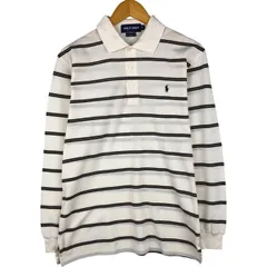 古着 ラルフローレン Ralph Lauren POLO GOLF ポロゴルフ 長袖 ボーダー ポロシャツ メンズS相当/eaa616700