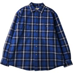 美品 Rafu ラフ ダメージ加工 オンブレチェック ウエスタンシャツ