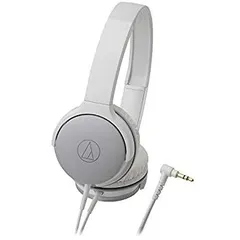 【中古】audio-technica SoundReality ポータブルオンイヤーヘッドホン シルバーホワイト ATH-AR1 WH