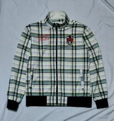 期間限定割引 FILA GOLF チェック ジップアップ ジャケット LL