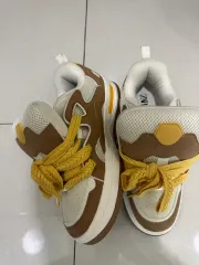 ザラ ZARA スニーカー ブラウン/アイボリー