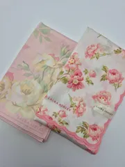 【新品】LAURA ASHLEY レディースハンカチセット 大判サイズ ミニスカーフ おひざ掛け