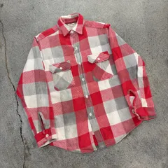 【King Kole】60s Heavy Flannel Shirt Approx.M 