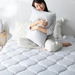 新発売　とろとろニットと人工羽毛素材　奇跡のやわらかさ 　セミダブル3点セット（敷きパッド＋枕＋枕カバー ）春夏秋3シーズン　洗える　全３色