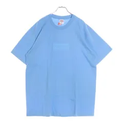 SUPREME (シュプリーム) 23SS Tonal Box Logo Tee トーナル ボックスロゴ プリント クルーネック 半袖Tシャツ カットソー ライトブルー