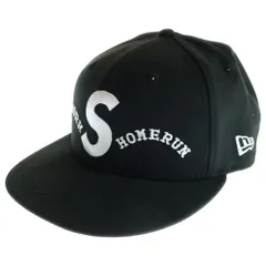 SUPREME (シュプリーム) 25SS ×HOMERUN S Logo New Era ホームラン ニューエラ Sロゴ 6パネル ベースボールキャップ 帽子 ブラック