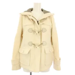 バーバリーブルーレーベル BURBERRY BLUE LABEL ダッフルコート ショートコート フード アウター 38 白 E1F22-889-02 /TK