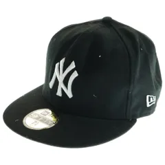 NEW ERA (ニューエラ) 59FIFTY ニューヨークヤンキース ベースボールキャップ 帽子 ブラック