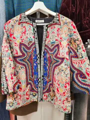 ザラ パターン ジャケット