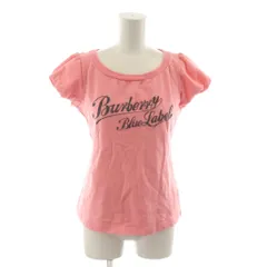 バーバリー ロンドン BURBERRY LONDON Tシャツ カットソー 38 ピンク ロゴ 半袖 /RR