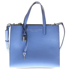 MARC JACOBS (マークジェイコブス) 2WAY Shoulder Tote Bag ショルダートートバッグ レディースレザーバッグ M0015685 ブルー