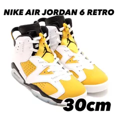 AIR JORDAN 6 RETRO エア ジョーダン 6 レトロ WHITE/YELLOW OCHRE-BLACK ct8529-170 30cm