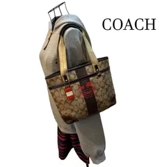 コーチ　COACH　シグネチャー　PVCレザー　馬車柄ロゴ　トートバッグ  11849