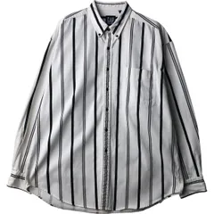 古着 90年代 ギャップ GAP オールドギャップ 長袖 ボタンダウンストライプシャツ メンズXL相当 ヴィンテージ/eaa616237