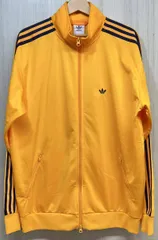 adidas アディダス ジャージ トラックジャケット BECKENBAUER TRACKTOP SESO IK9151 イエロー 黄色 L メンズ ダブルフルジップ 