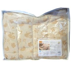 未使用品 赤ちゃんの城 ベビーふとんカバーリングセット レギュラー 花