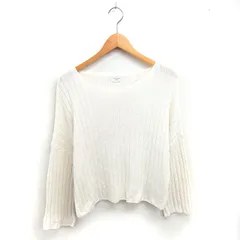 アーバンリサーチ ドアーズ URBAN RESEARCH DOORS ニット セーター 浅Vネック 薄手 長袖 ONE アイボリー /TT