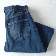 ■古着 Levi's ユーロリーバイス 501濃紺ジーンズ デニムパンツ STRAIGHT FIT 09年製 W34L34【L5599】