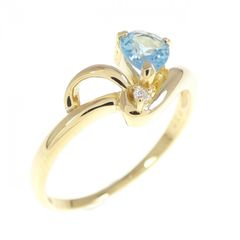 指輪 K18 WG 18金 ホワイトゴールド ブルートパーズ 1.82ct - メルカリ