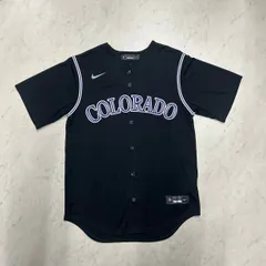 NIKE ナイキ Rockies コロラド ロッキーズ MLB オフィシャルライセンス ジャージー ALT ブラック (MLBJ23)