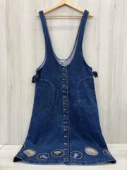 Pink  House   ノースリーブワンピース　デニムワンピース　サイズ不明　ヴィンテージ　ワッペン