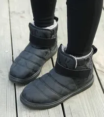 送料無料 スノーブーツ ショートブーツ ハイカット 裏ボア 防寒 男女兼用 メンズ レディース 防水 雪靴 ブーツ 短靴 カジュアル 滑り止め ウォーキング 新品 秋冬 おしゃれ