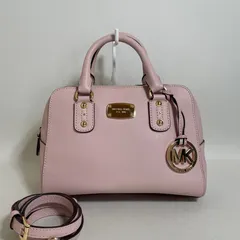 2602-72｜マイケルコース 2WAYハンドバッグ レザー ピンク