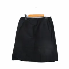 デプレ DES PRES トゥモローランド 台形スカート ミニ シルク シンプル 1 ブラック 黒 /KT33