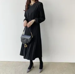 送料無料 ワンピース 長袖 プリーツ ロングワンピース マキシワンピース フレアワンピース ドレス レディース 春 夏 秋 冬 きれいめ ウエストリボン Aライン おしゃれ 入園式 卒業式