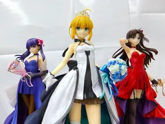 【中古】 Fate / stay night セイバー 遠坂凛 間桐桜 15th CelebrationDress Premium Box 1/7 フィギュア