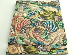 高級 袋帯 正絹 全通柄 汕頭刺繍 蘇州刺繍 中国刺繍 約120万円 スワトウ 高級 袋帯 正絹 全通柄 汕頭刺繍 蘇州刺繍 中国刺繍 約120万円