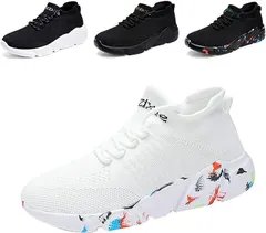 送料無料 シューズ メンズ スニーカー レディース スポーツシューズ ランニングシューズ 運動靴 黒 スリッポン ウォーキングシューズ トレーニング カップル 靴 ジョギング 厚底 幅広 カジュアル 超軽量 通気 大きい 人気 滑り止 男女兼用