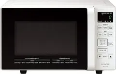 【中古】日立 単機能 電子レンジ 17L ヘルツフリー フラット庫内 ワンタッチ自動あたため インバーター制御 HMR-FT183 W ホワイト