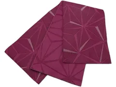 着物美人 送料込み 浴衣帯 長尺 日本製 半幅帯 夏帯 くすみ 浴衣帯ワイン 半幅帯ワイン 浴衣帯赤紫 半幅帯赤紫 浴衣帯ラメ 半幅帯ラメ 浴衣帯くすみ 半幅帯くすみ 浴衣帯女性 半幅帯女性 浴衣帯女の子 女性 女の子【ワイン ラメ 麻の葉】m461810k8