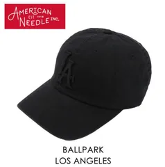 【大藤勇矢着用ブランド】AMERICAN NEEDLE LA LOS ANGLES キャップ 【ブラック×ブラック】【黒】